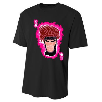 The Cajun Card King Performance Sprint T-Shirt