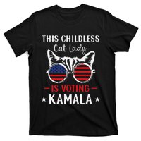 This Childless Cat Lady Is Voting Kamala Harris 2024 T-Shirt