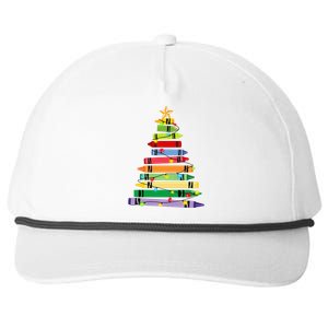 Teacher Christmas C.R.A.Y.O.N Tree Light Gifts Student Snapback Five-Panel Rope Hat