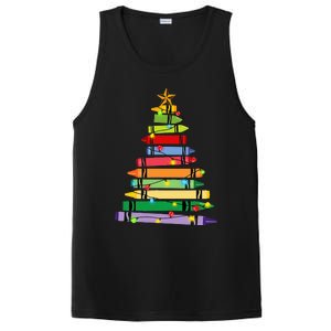 Teacher Christmas C.R.A.Y.O.N Tree Light Gifts Student PosiCharge Competitor Tank