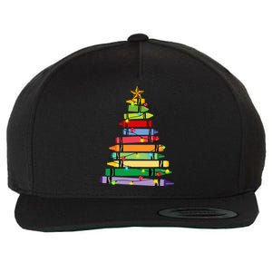 Teacher Christmas C.R.A.Y.O.N Tree Light Gifts Student Wool Snapback Cap