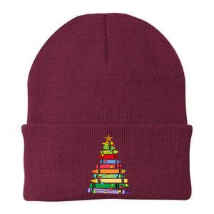 Teacher Christmas C.R.A.Y.O.N Tree Light Gifts Student Knit Cap Winter Beanie