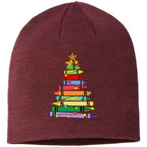 Teacher Christmas C.R.A.Y.O.N Tree Light Gifts Student Sustainable Beanie