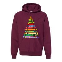 Teacher Christmas C.R.A.Y.O.N Tree Light Gifts Student Premium Hoodie