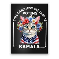 This Childless Cat Lady Ladies Is Voting Kamala Election 24 Poster