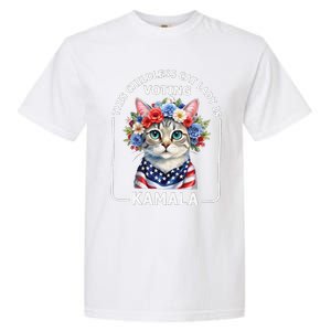 This Childless Cat Lady Ladies Is Voting Kamala Election 24 Garment-Dyed Heavyweight T-Shirt