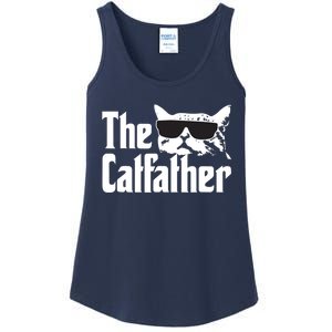 The Catfather Cat Daddy Funny Gift Ladies Essential Tank