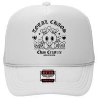 Total Chaos Chao Creature Stray Rats High Crown Mesh Back Trucker Hat