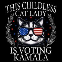 This Childless Cat Lady Is Voting Kamala V Neck Sustainable Bucket Hat