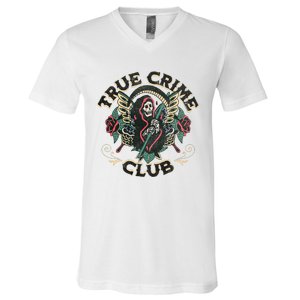 True Crime Club V-Neck T-Shirt