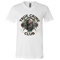 True Crime Club V-Neck T-Shirt