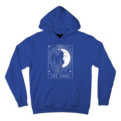 Tarot Card Crescent Moon And Cat Graphic Meaningful Gift Hoodie