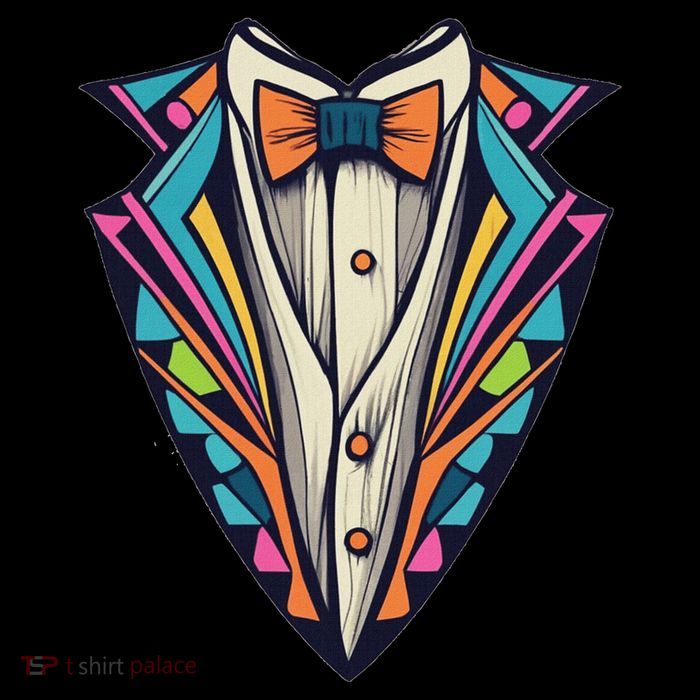 Tuxedo Costume Cute Colorful Tux. Tall T-Shirt