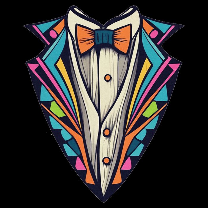 Tuxedo Costume Cute Colorful Tux. Bucket Hat