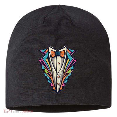 Tuxedo Costume Cute Colorful Tux. Sustainable Beanie