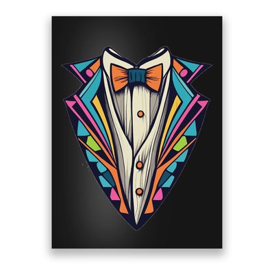 Tuxedo Costume Cute Colorful Tux. Poster