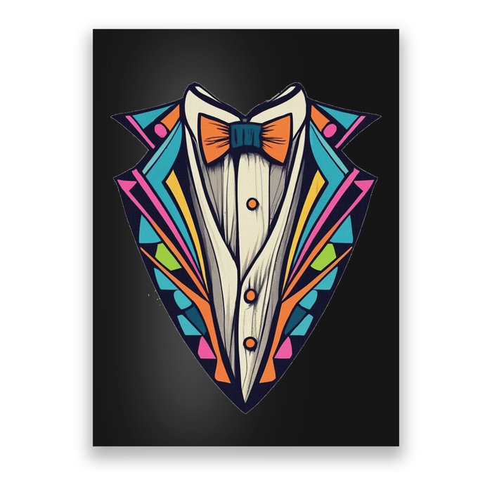 Tuxedo Costume Cute Colorful Tux. Poster