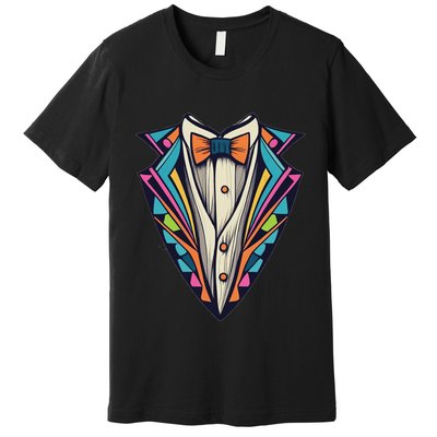 Tuxedo Costume Cute Colorful Tux. Premium T-Shirt