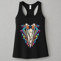 Tuxedo Costume Cute Colorful Tux. Womens Tank Top