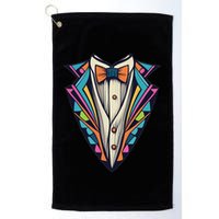 Tuxedo Costume Cute Colorful Tux. Golf Towel