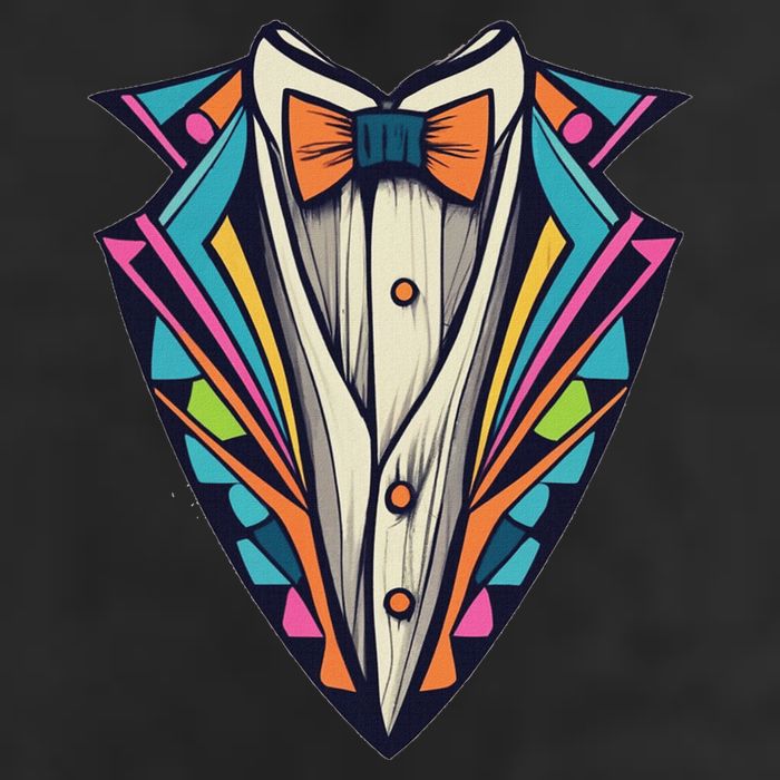 Tuxedo Costume Cute Colorful Tux. Golf Towel