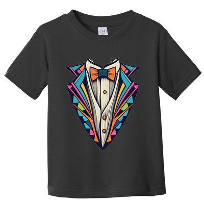 Tuxedo Costume Cute Colorful Tux. Toddler T-Shirt