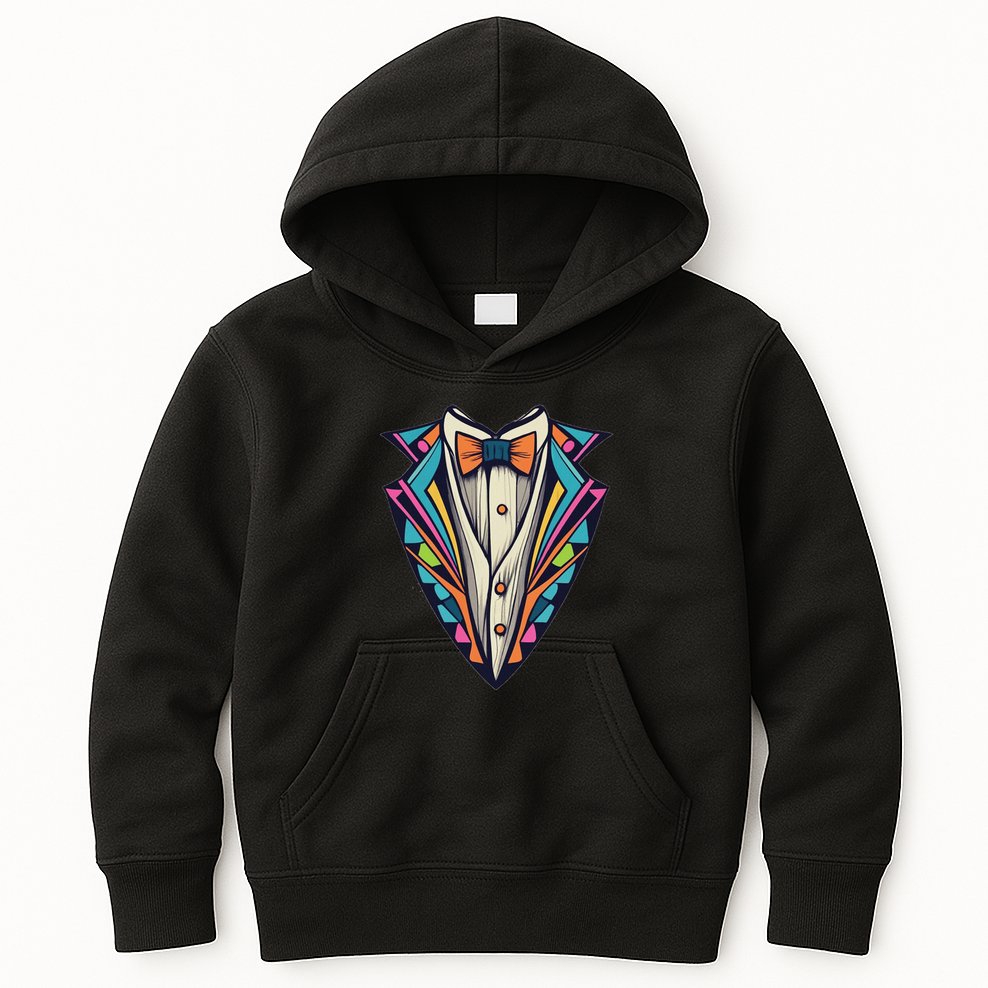 Tuxedo Costume Cute Colorful Tux. Kids Hoodie