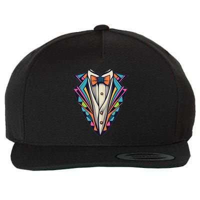 Tuxedo Costume Cute Colorful Tux. Wool Snapback Cap