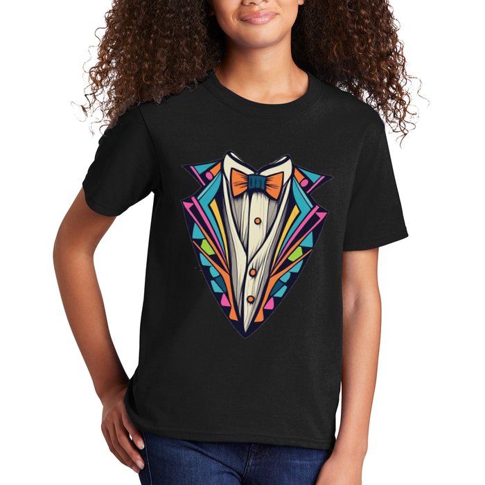 Tuxedo Costume Cute Colorful Tux. Kids T-Shirt
