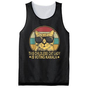 This Childless Cat Lady Is Voting Kamala Mesh Reversible Basketball Jersey Tank