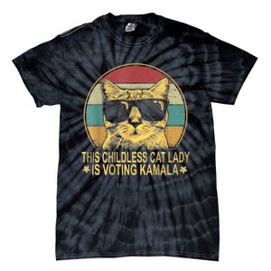 This Childless Cat Lady Is Voting Kamala Tie-Dye T-Shirt