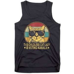 This Childless Cat Lady Is Voting Kamala Tank Top