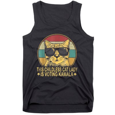 This Childless Cat Lady Is Voting Kamala Tank Top