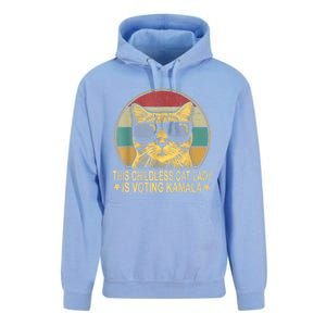 This Childless Cat Lady Is Voting Kamala Unisex Surf Hoodie