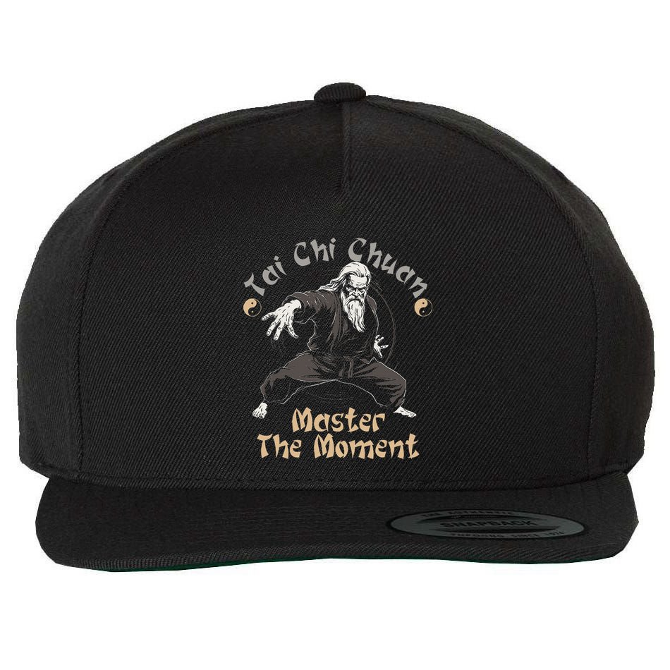 Tai Chi Chuan Master The Moment Taijiquan Tai Chi Chuan Wool Snapback Cap