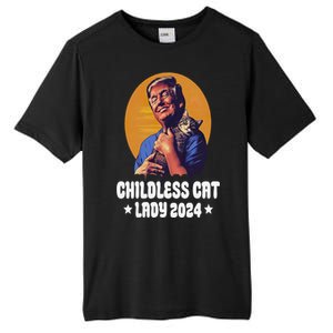 Trump Childless Cat Lady 2024 Election Usa Funny Tall Fusion ChromaSoft Performance T-Shirt