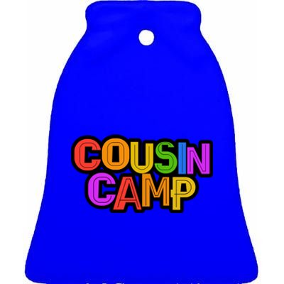 Tribe Cousin Camp Grandma Grandpa Sleepaway Sign Autographs Gift Ceramic Bell Ornament