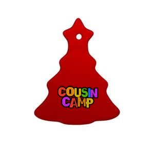 Tribe Cousin Camp Grandma Grandpa Sleepaway Sign Autographs Gift Ceramic Tree Ornament