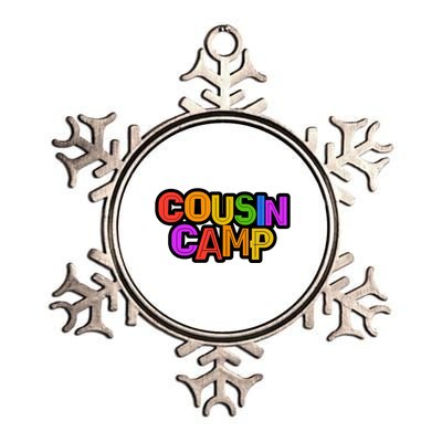 Tribe Cousin Camp Grandma Grandpa Sleepaway Sign Autographs Gift Metallic Star Ornament