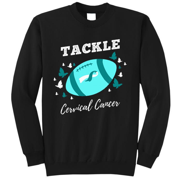 Tackle Cervical Cancer for Cervical Cancer Awareness Sweatshirt