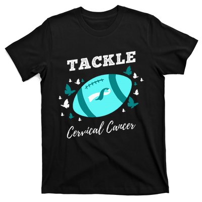 Tackle Cervical Cancer for Cervical Cancer Awareness T-Shirt