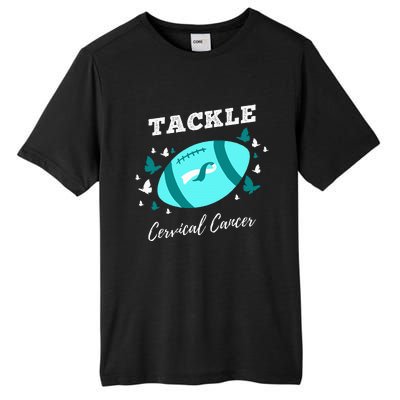 Tackle Cervical Cancer for Cervical Cancer Awareness Tall Fusion ChromaSoft Performance T-Shirt