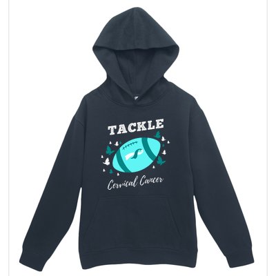 Tackle Cervical Cancer for Cervical Cancer Awareness Urban Pullover Hoodie