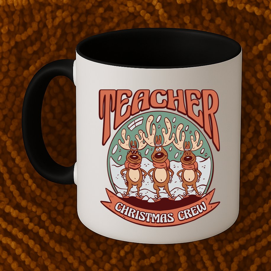 Teacher Christmas Crew Holiday Mug