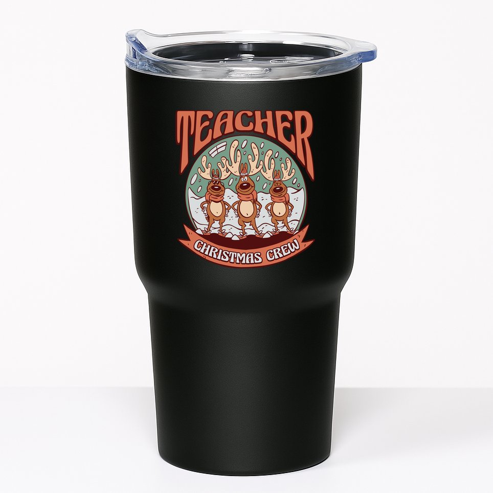 Teacher Christmas Crew Holiday Tumbler