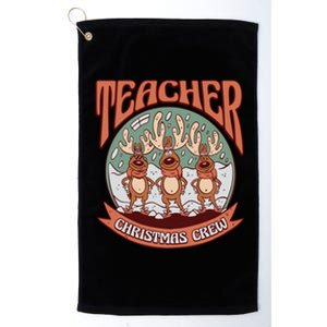 Teacher Christmas Crew Holiday Platinum Collection Golf Towel