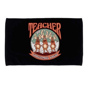 Teacher Christmas Crew Holiday Microfiber Hand Towel