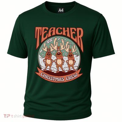 Teacher Christmas Crew Holiday Performance Shirt