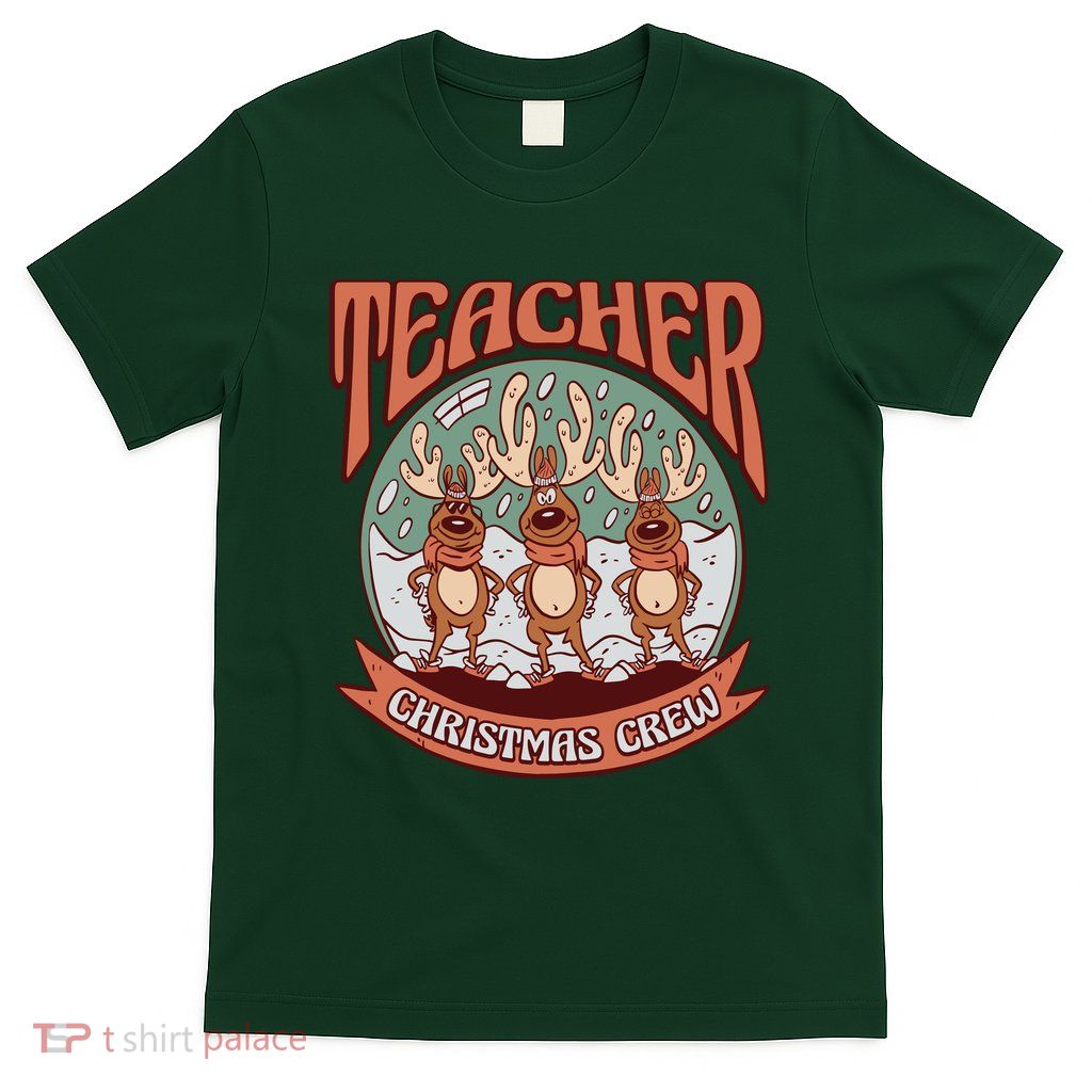 Teacher Christmas Crew Holiday T-Shirt