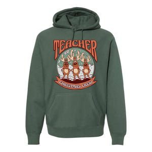 Teacher Christmas Crew Holiday Premium Hoodie